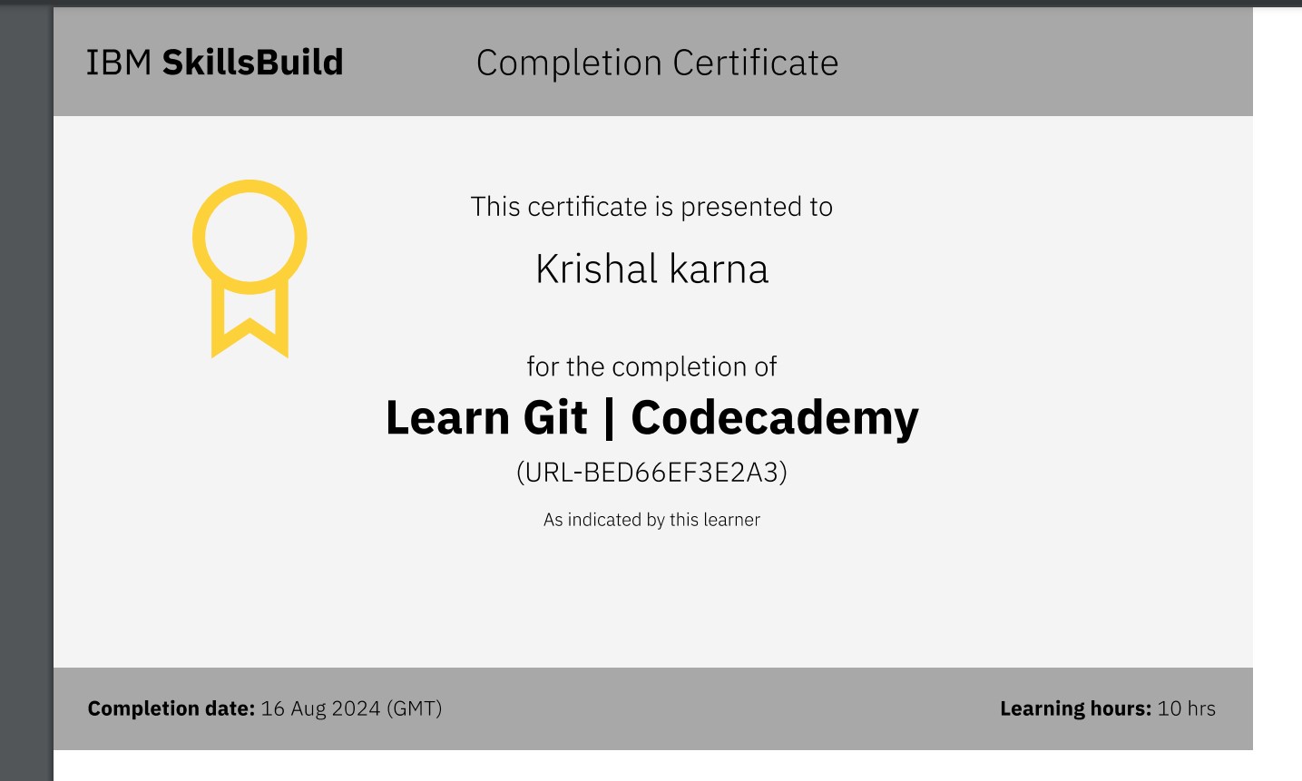 IBM AI Certificate